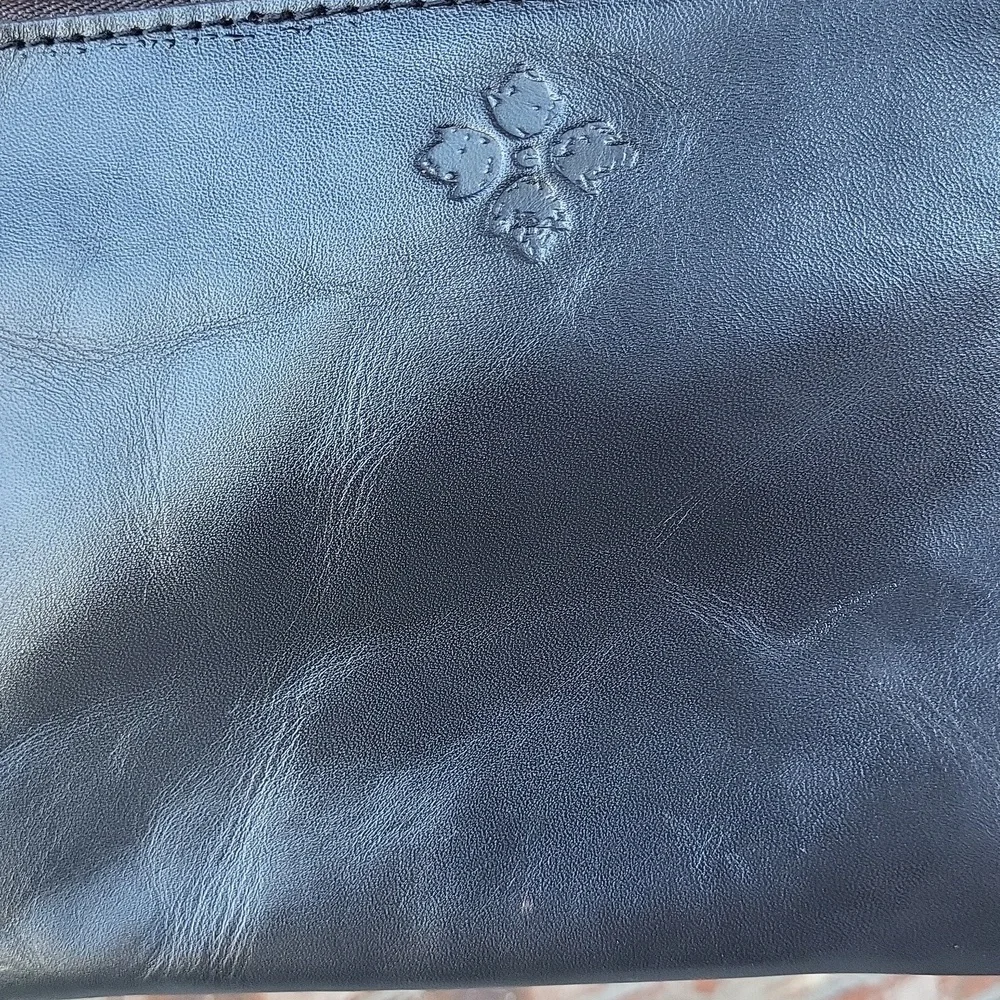 Patricia Nash Black Studded Cassini Wristlet